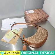 【With Box】Coach Handbag Sling Bag for Women on Sale Original Korean Fashion Letter Print Cross Body Bag Shoulder Bags Lady Coach Saddle Bag Underarm Bag Handbag Mobile Phone Bag Cosmetic Bag Pocket Wallet Purse Pouch Handle Bag Shopping Bag