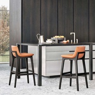 Solid Wood And Simple Modern Bar Chair - Front Desk Chair/Island Chair/Designer/Bar Restaurant High 