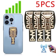 5Pcs SP-18 Network Signal Enhancement Stickers Booster Antenna Signal Amplifier for All Smart Phones Portable Camping Tools