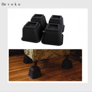 Devoko Pack of 4 Heavy-duty Bed  Furniture Bed Lifts Elevators, Additional storage