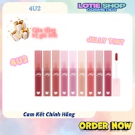 Lipstick 4U2 Blur Tint Jelly Tint Plumps Slim Lips, Matte Effect 4U2 Thailand 4g