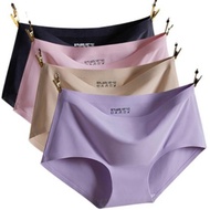 【Malaysia Ready Stock】Ice Silk Panties Cool Refreshing Seamless Underwear Seluar Dalam Wanita