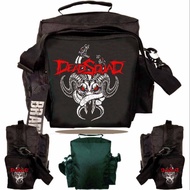 Metal band sling bag, sling bag, dead squad band bag, men's bag, traveling bag, rebel prapatan bag