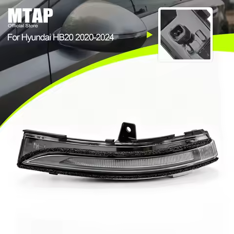 Left Right Rearview Mirror Light For Hyundai HB20 2020-2025 87614 R1000/87624 R1000 Mirror Turn Sign