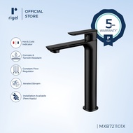 RIGEL Matte Black Basin Mixer Tall Tap MXB721101X (BM)