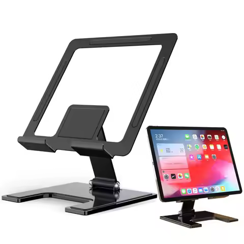 Universal All-Metal Portable Tablet Holder For iPad Holder Tablet Stand Mount Adjustable Desk Suppor