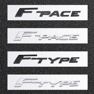 ABS Chrome F-TYPE F-PACE Car Trunk Emblem Badge 3D Logo Sticker For Jaguar EL XFL XJL XF XE Car Body