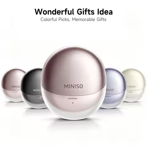 MINISO Bluetooth 6.0 Quick Connect Earphones Ergonomic Design Headphones Hifi Stereo Earphones Gamin