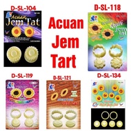 Acuan Kuih Jem  Tart Nanas Bunga Acuan Kuih Tat Tart Bunga Bulat Biskut Raya/ Biskut Cutter