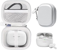 CaseSack Case for JBL Vibe Beam True Wireless Noise Cancelling Earbuds (White)