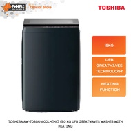 Toshiba 15KG Top Load Washer AW-T08DU1600LM(MK) UFB Greatwaves AWT08DU1600LM Mesin basuh Pakaian