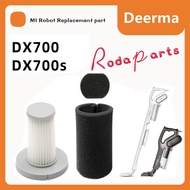 filter DX700 ไส้กรองเครื่องดูดฝุ่น แผ่นกรอง Hepa แบบเปลี่ยน สําหรับเครื่องดูดฝุ่น Deerma DX810 DX700