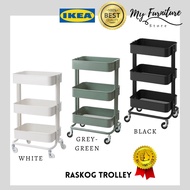 IKEA Raskog Trolley | 3-Tier Multipurpose Trolley | Kitchen Trolley With Roller