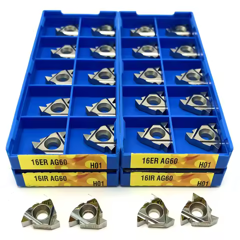 16ER AG60 H01 16IR AG60 H01 Thread Turning Tool Aluminum Insert CNC Turning Insert High Quality Cutt