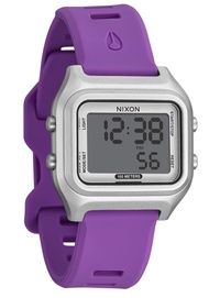 Ripper A1399 - Silver/Purple - 100m Water Resistant Men's Digital Sport Watch (36.5mm Face, 20mm Sil