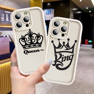 Y80 KING QUEEN Shockproof Phone Case for VIVO Y32 Y10 Y53S Y50T Y52S Y31S Y30G Y30 Y70T Y3S Y73S