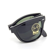dsB1 [Ready Stock] Summer AUthentic Ray Ban Sunglasses Wayferer Folding RB4105 601 Men Women Glasses