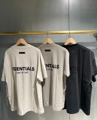 ESSENTIALS  植絨印花短袖T恤！！男女同款