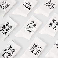Renaissance Creative Rare Weird Funny Funny Girls Socks Graffiti Text Boys Socks
