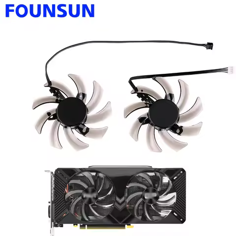 New 85MM GA91S2U Cooling Fan For Palit GeForce GTX 1660 1660 Ti RTX 2070 2060 SUPER DUAL Graphics Ca