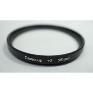 55 mm Lens Filter Close Up +2 Macro 55mm 55