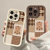 Casing Case for iPhone 15 14 13 12 11 Pro Max X Xs  XR 7 8 6 6s Plus Soft Cute Bear Phone Cases Cove