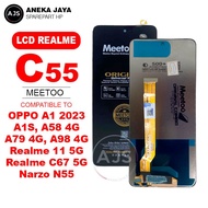 LCD REALME C55 / C67 5G / 11 5G OPPO A1 2023 / A1S / A58 4G / A98 4G / NARZO N55 TS REPLACEMENT