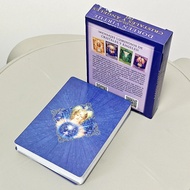 10.5*7.5cm Crystal Angels Oracle Deck 44 Pcs Oracle Cards Spanish Edition