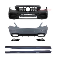 E CLASS W213 E200 E300 AMG E63 Set Front Rear Bumper Side Skirt Grill E KELAS BODYKIT MERCEDES