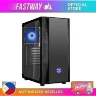 SILVERSTONE FARA B1 MID-TOWER GAMING CASE W/ TG-SIDE/1*FAN/ BLACK (ATX)