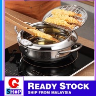 Periuk menggoreng kuali memasak kuali cooker senang goreng masak ayam steel