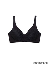 Sabina Forever Young GOLD Level 1 เสื้อชั้นใน ไร้โครง รหัส SBF23006BK - สีดำ