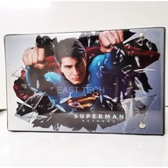 SUPERMAN CD Sleeve Hard Cover SMALL PVC 2D Ring CD VCD File / CD VCD Sleeve Refill Filing Holder