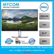 Dell S2319H Monitor 23.0" Resolutions 1920 x 1080 / Respons time 6ms / 1x HDMI 1.4,1x VGA,1x Audio L