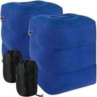 Eschen 充氣旅行腳墊，兒童飛機 床充氣枕頭，可調整 3 層高度飛機 腳墊，適合兒童和成人，腿枕適合旅行、辦公室、飛機 、汽車 、火車