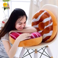 CREAMCANVAS​ Pillow Doughnut Chocolates Donut Pillow Cover Birthday Gift Stuffed Toy Nap Pillow Chri