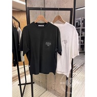 Acne Studios Men 1996 Logo Printed Pure Cotton Fashion Short-Sleeved T-Shirt