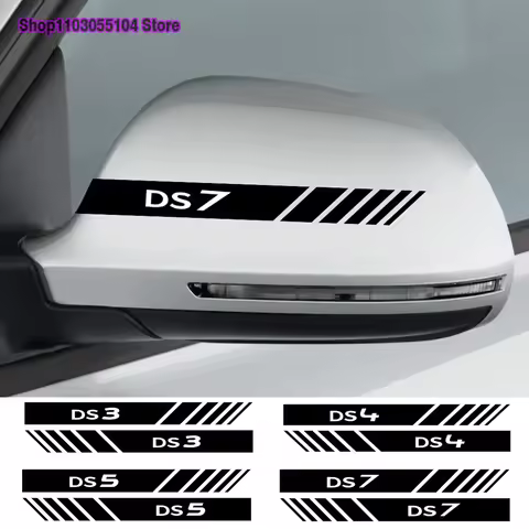 2pcs Car Rearview Mirror Sticker For Citroen DS3 DS4 DS5 DS7 Auto Accessories