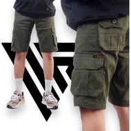 District - Celana Cargo Pendek Stretchmelar size  28 - 38 PDL Celana ung Cargo Cowok Celana  Celana 