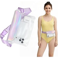 IP68 Waterproof Phone Pouch Case Three-Layer Seal for iPhone 17 16 Pro Max/15/14, IP68 Travel Cellph