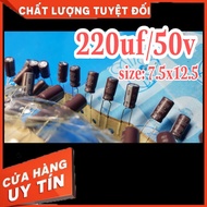 220uf/25v polarized capacitor