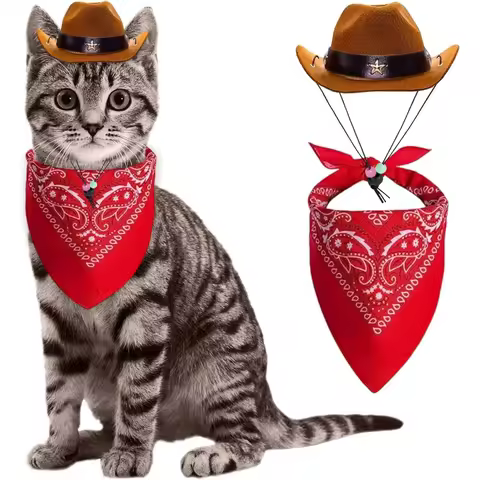 RGT Cowboy Hat Cat Cowboy Hats Pet Cowboy Costume Mini Cowboy Hat for Dogs Cat for Costume Cosplay P