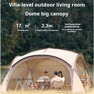 Dome Tent Camping Outdoor Shelter Dome Tent Waterproof Flysheet 8-10 orang Shelter With Door Cloth D