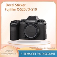 X S20 X S10 Protective Film Cover Film Skin Wrap Covered for Fujifilm Fuji X-S20 X-S10 Camera Skin D