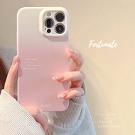 Gradient Film Case 14 Suitable for Apple 13 Phone Case iPhone 14 ProMax Simplified 11 Smooth iPhone 7p