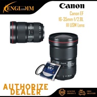 Canon EF 16-35mm f/2.8L III USM Lens (Canon Malaysia 1 Year Warranty)