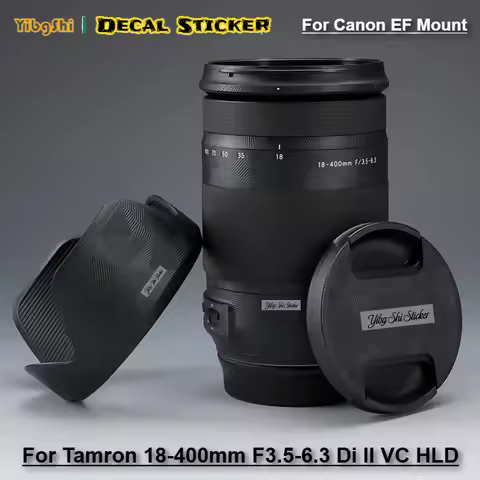 B028 For Tamron 18-400mm F3.5-6.3 Di II VC HLD Anti-Scratch Camera Lens Sticker Protective Film Body