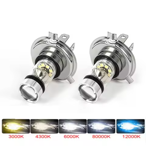 2Pcs Car H4 H7 Headlight Super Bright H8 H9 H11 9005 9006 H1 H3 Led Lamp Headlamp Bulb Auto 12V Ice 