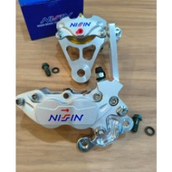 Nissin Caliper Pump Y15zr Y15 Front & Rear Set P4 Nissin Caliper 4Pot 2Pot Set With Bracket Y15zr