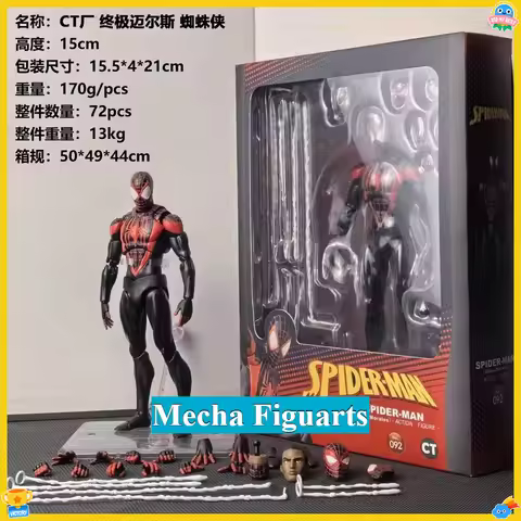 CT Factory Series Symbiote Spider-Man, Wolverine, Superior, Ultimate, Miles, Tobey Maguire Articulat